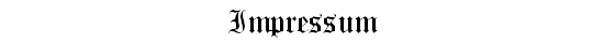 Impressum