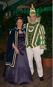 2002 Prinzenpaar Christoph und Angela Baum